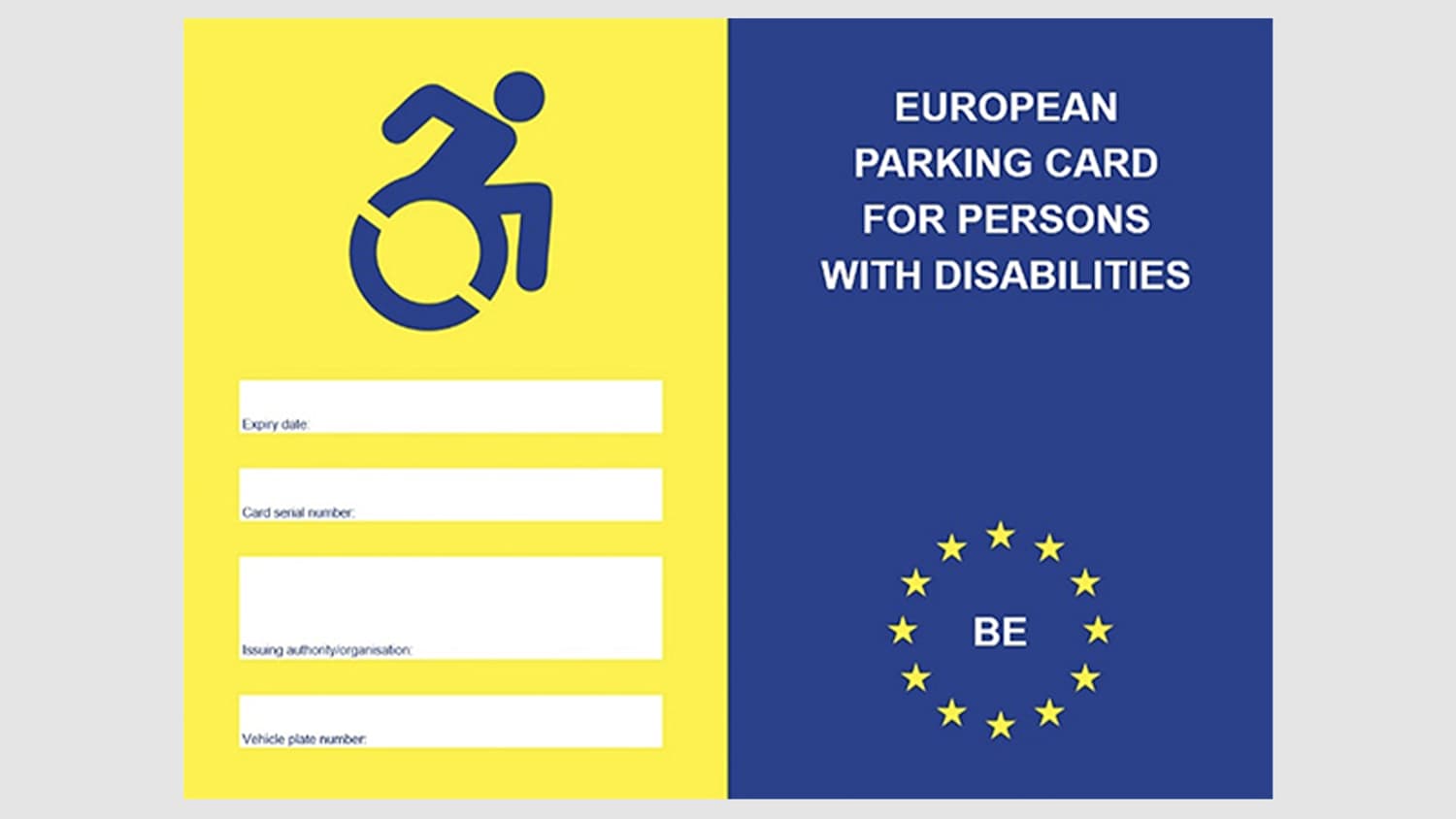 EU-Parkausweis für Personen mit Behinderungen