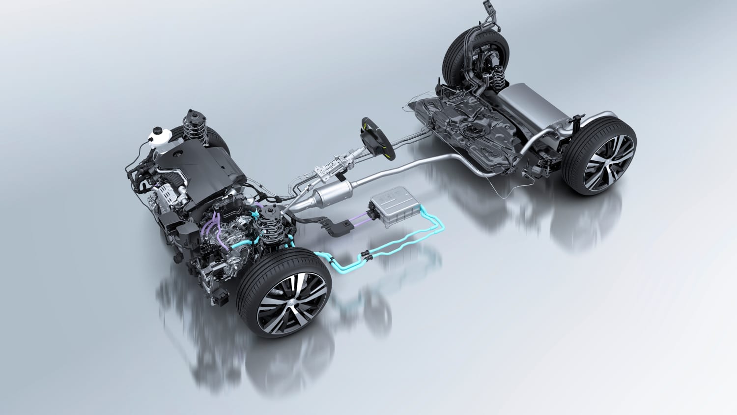 Das Fahrgestell des Peugeot 3008