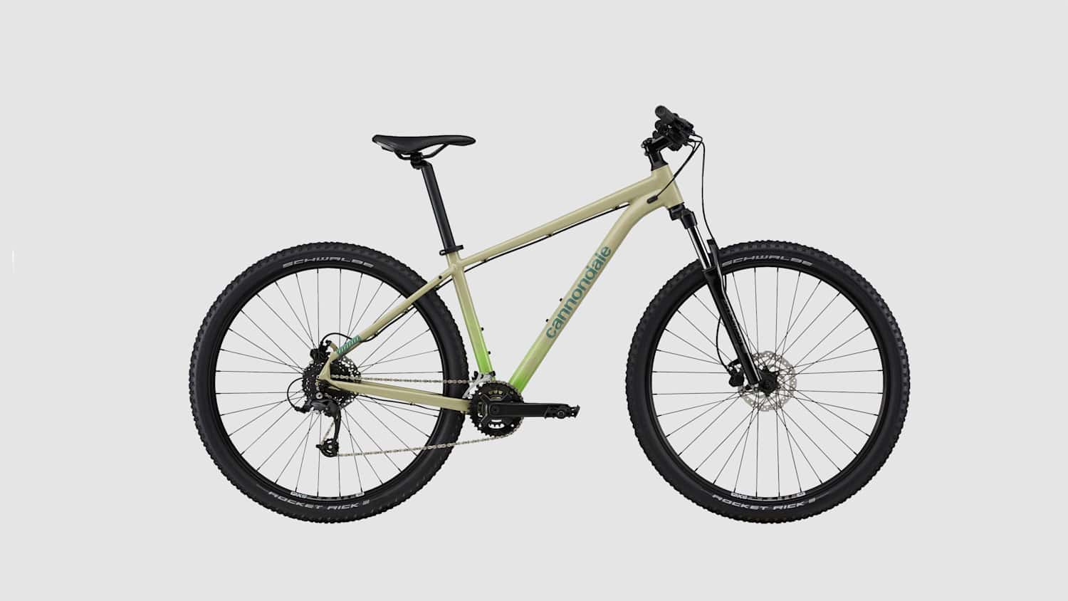 Aufnahme des Hardtail Mountainbikes von Cannondale