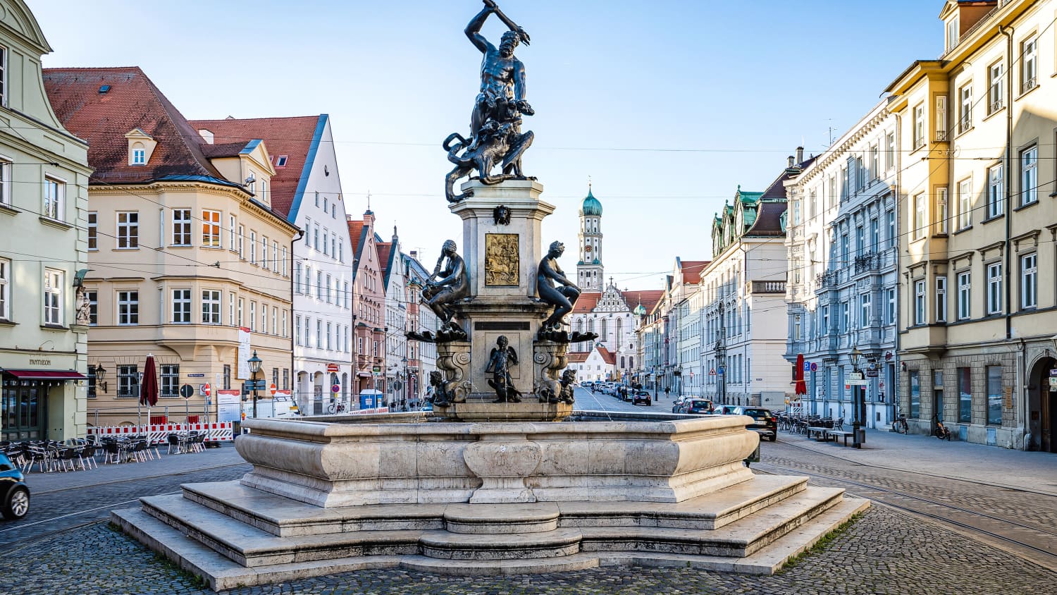 Herkulesbrunnen in Augsburg