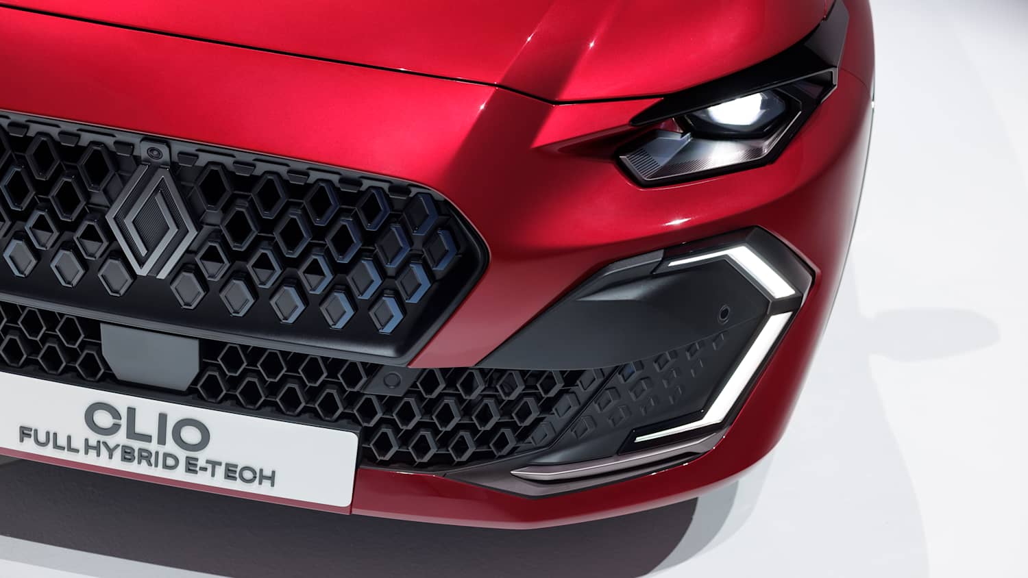 Frontdetail des Renault Clio