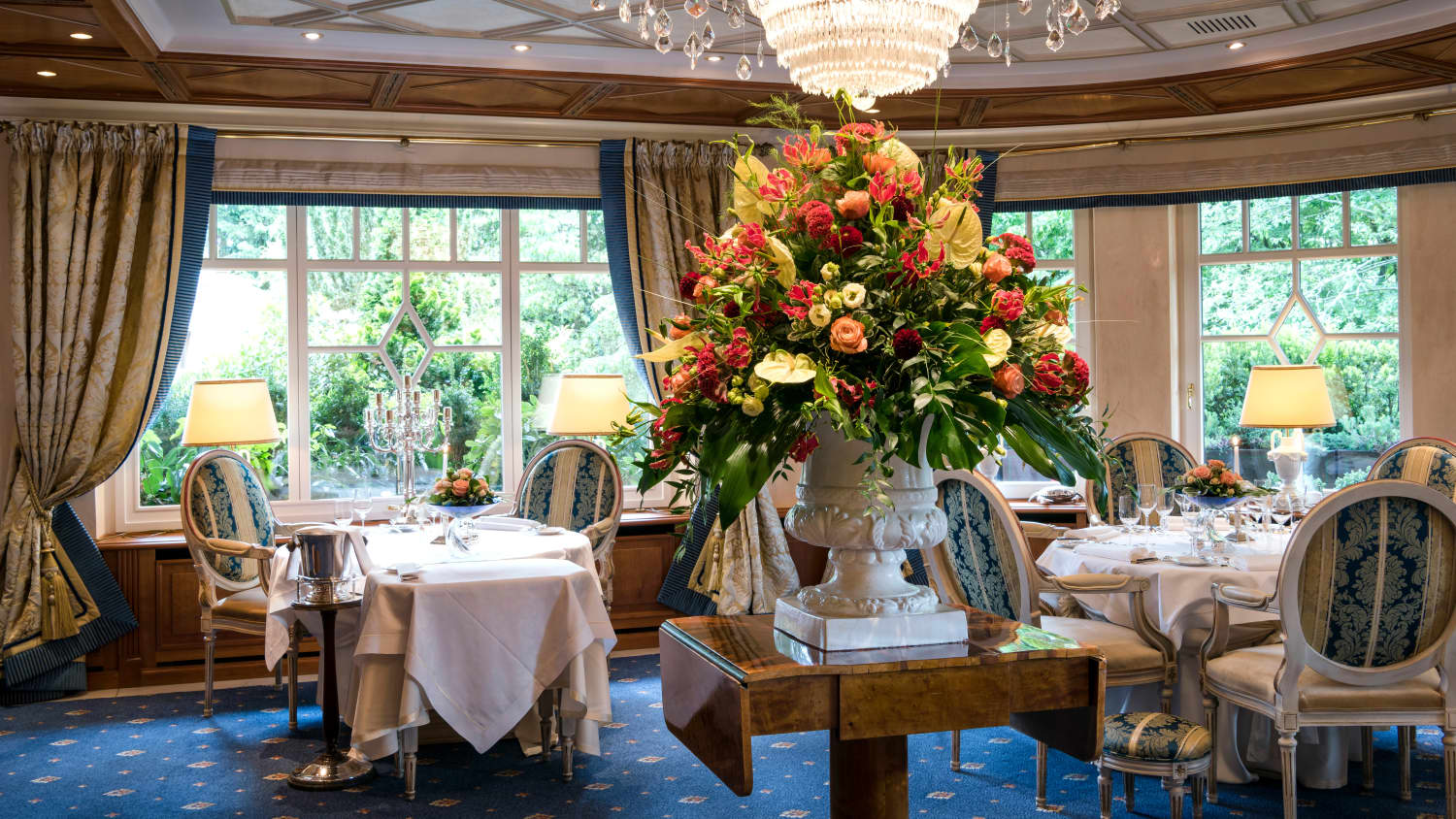 Speisesaal des Restaurants Bareiss
