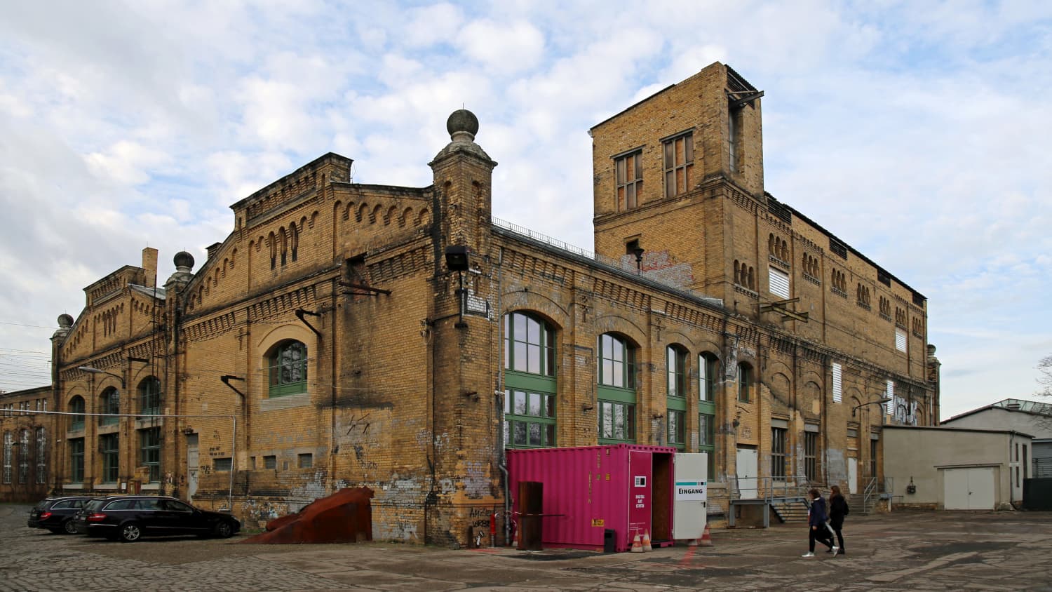 Das Kunstkraftwerk Leipzig von außen