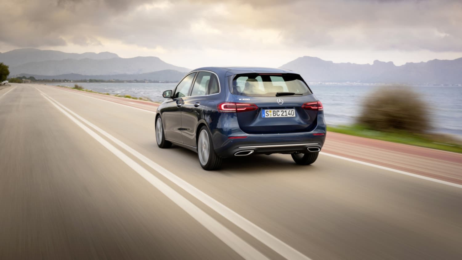Heck der Mercedes B-Klasse