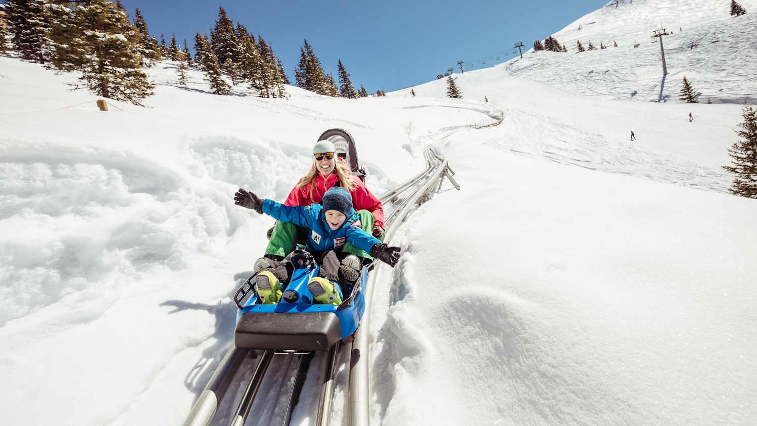 Winterrodeln am Wiedersberger Horn im Alpbachtal