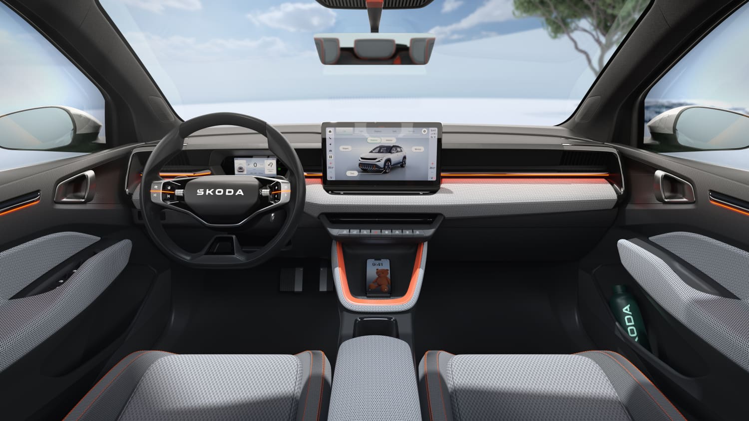 Cockpit des Skoda Epiq