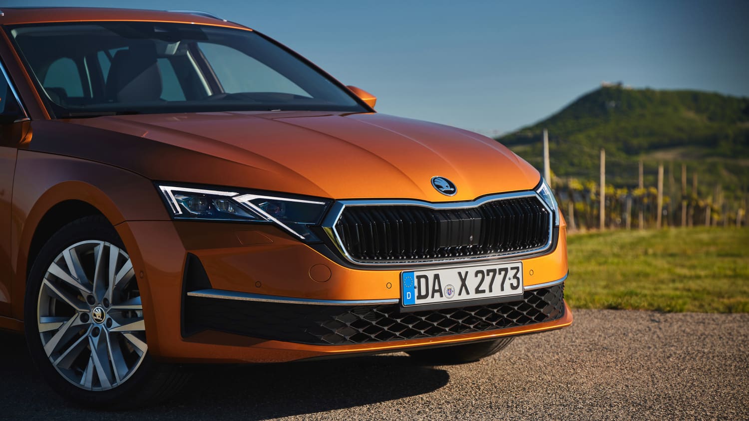 Frontdetail des Skoda Octavia nach Facelift