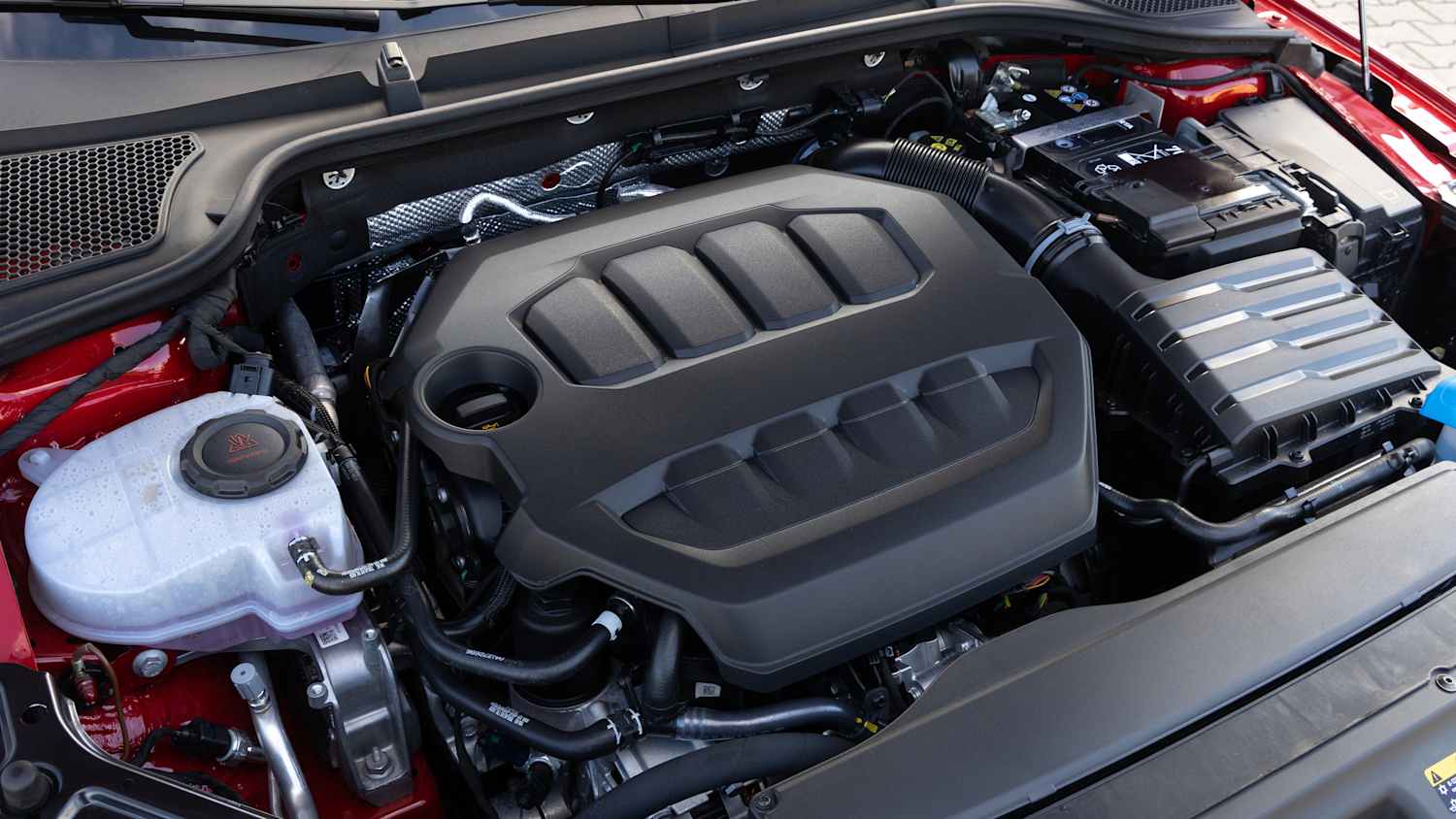 Der Motor des Skoda Octavia RS