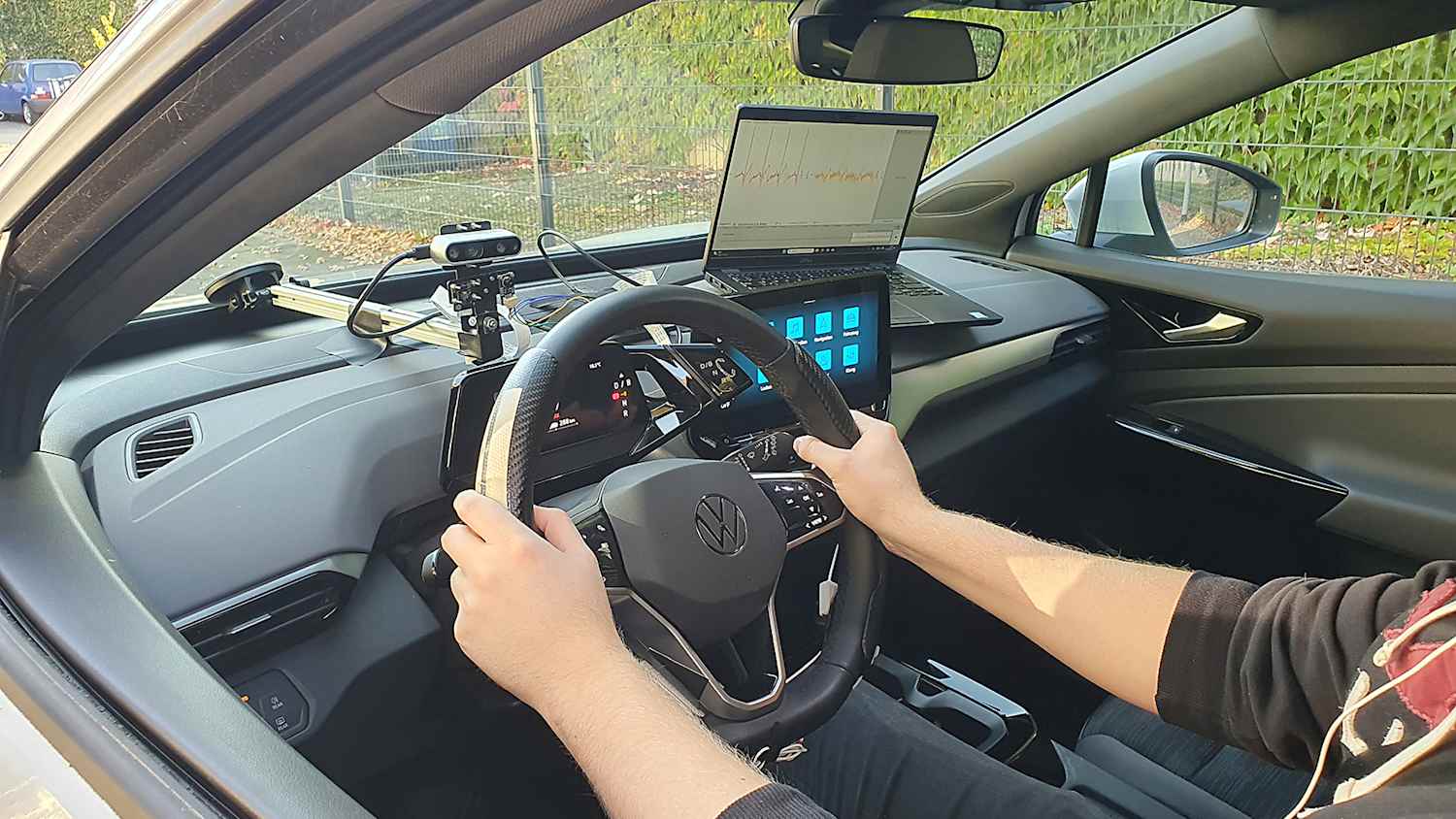 Cockpit des Smartcar der TU Braunschweig