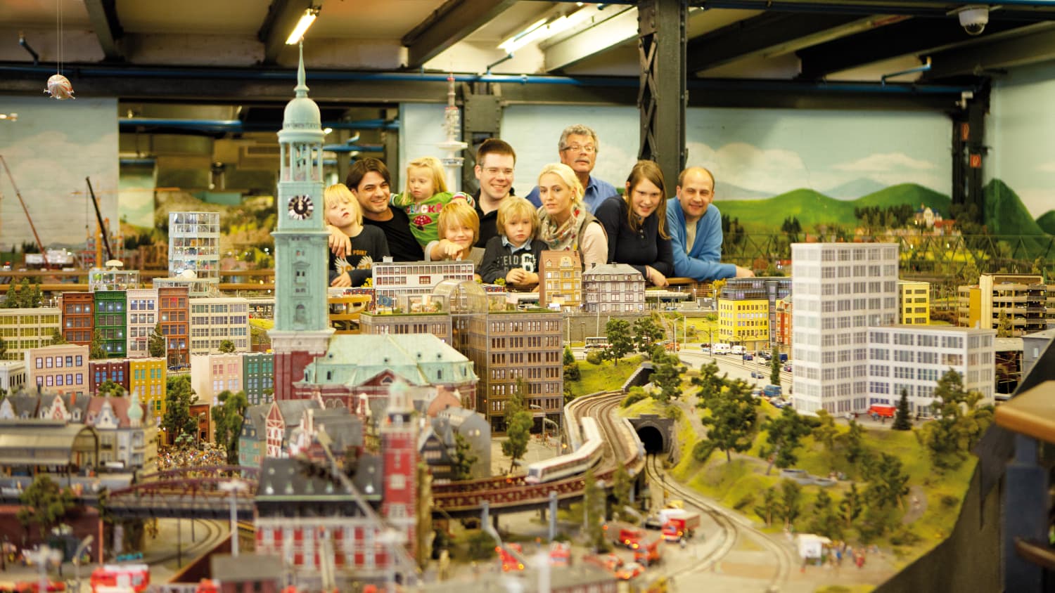 Innenstadt von Hamburg im Miniatur Wunderland