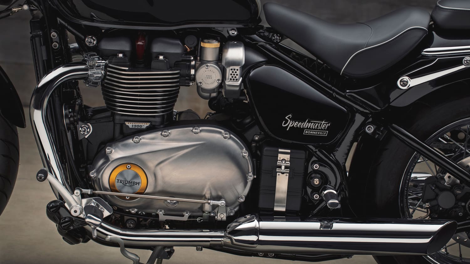 Der Motor der Triumph Speedmaster
