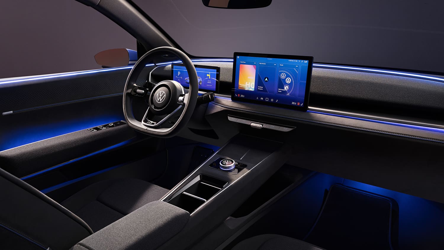 Das Cockpit des VW ID 2 all