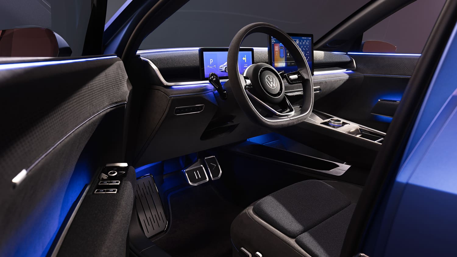 Das Cockpit des VW ID 2 all