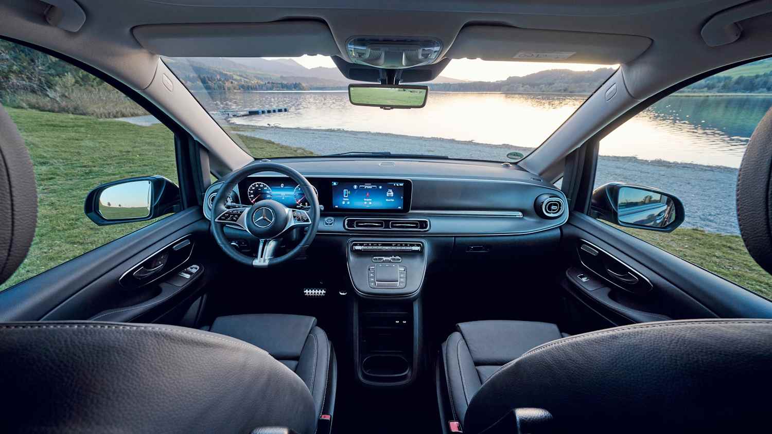 Cockpit der Mercedes V-Klasse