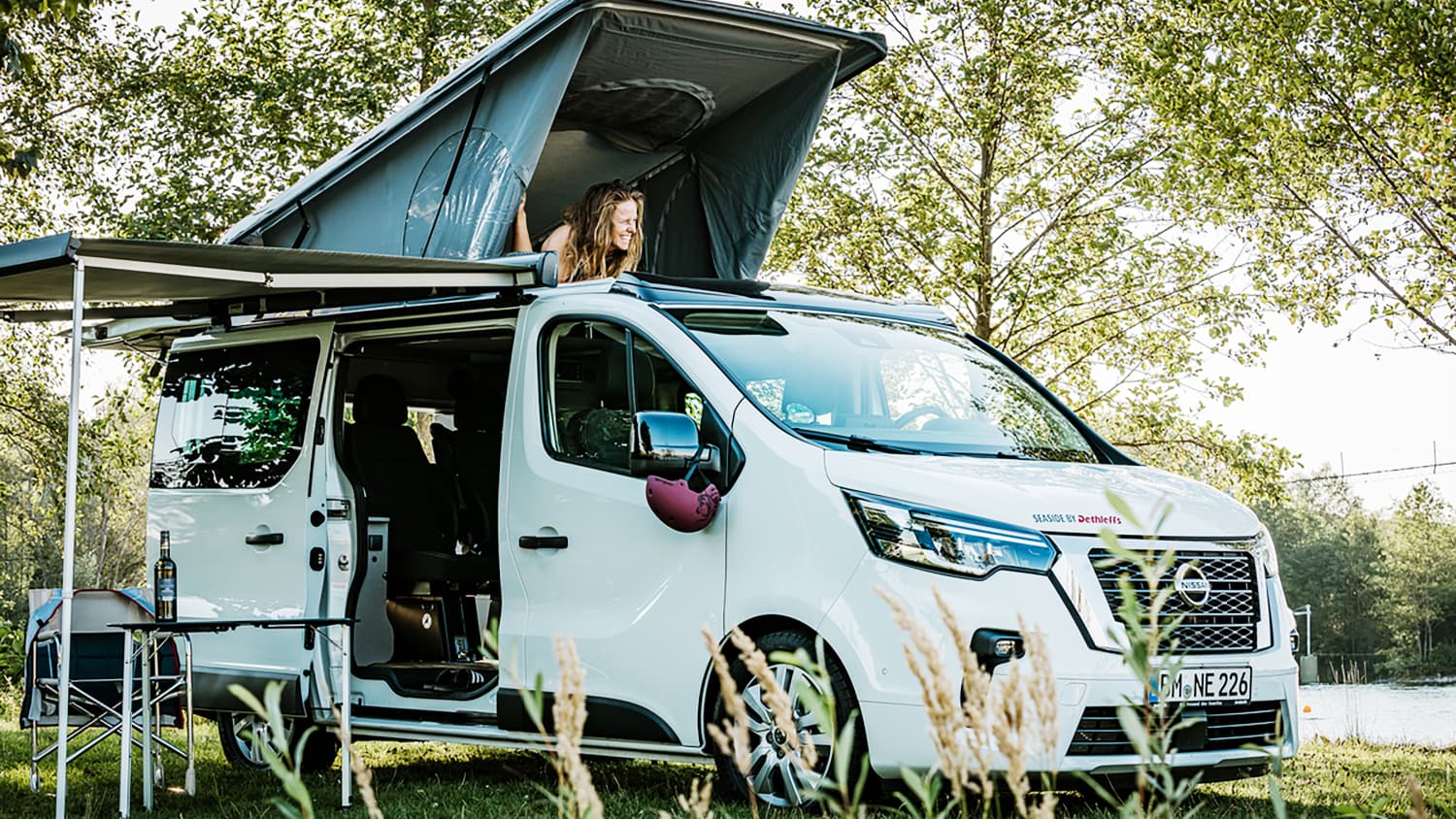 Aufnahme eines Nissan Vans