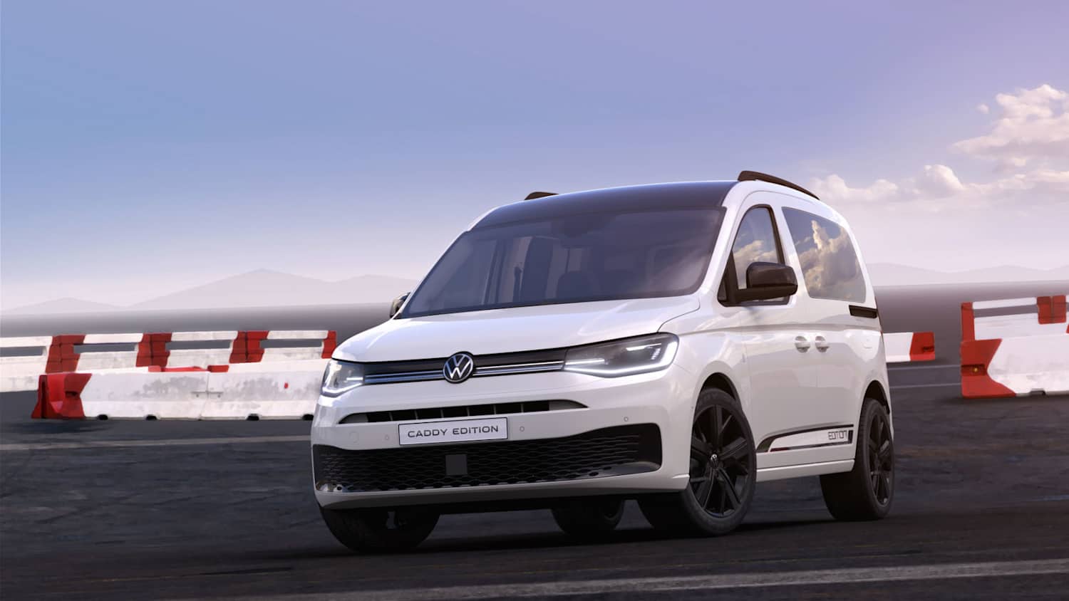 Der VW Caddy Model nach Update 2024 bei der Testfahrt
