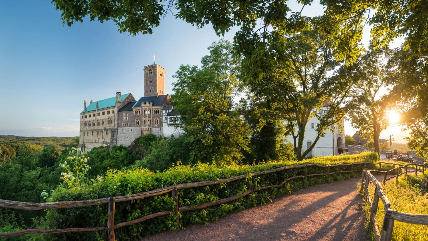Wanderweg Rennsteig Thüringer Wald Wartburg