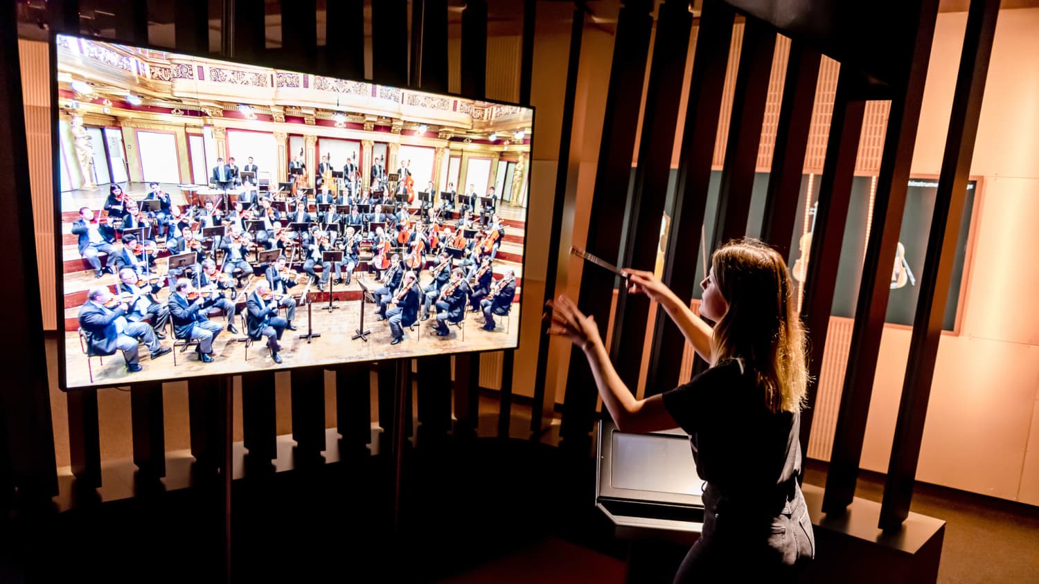 Digitales Dirigieren im Haus der Musik in Wien
