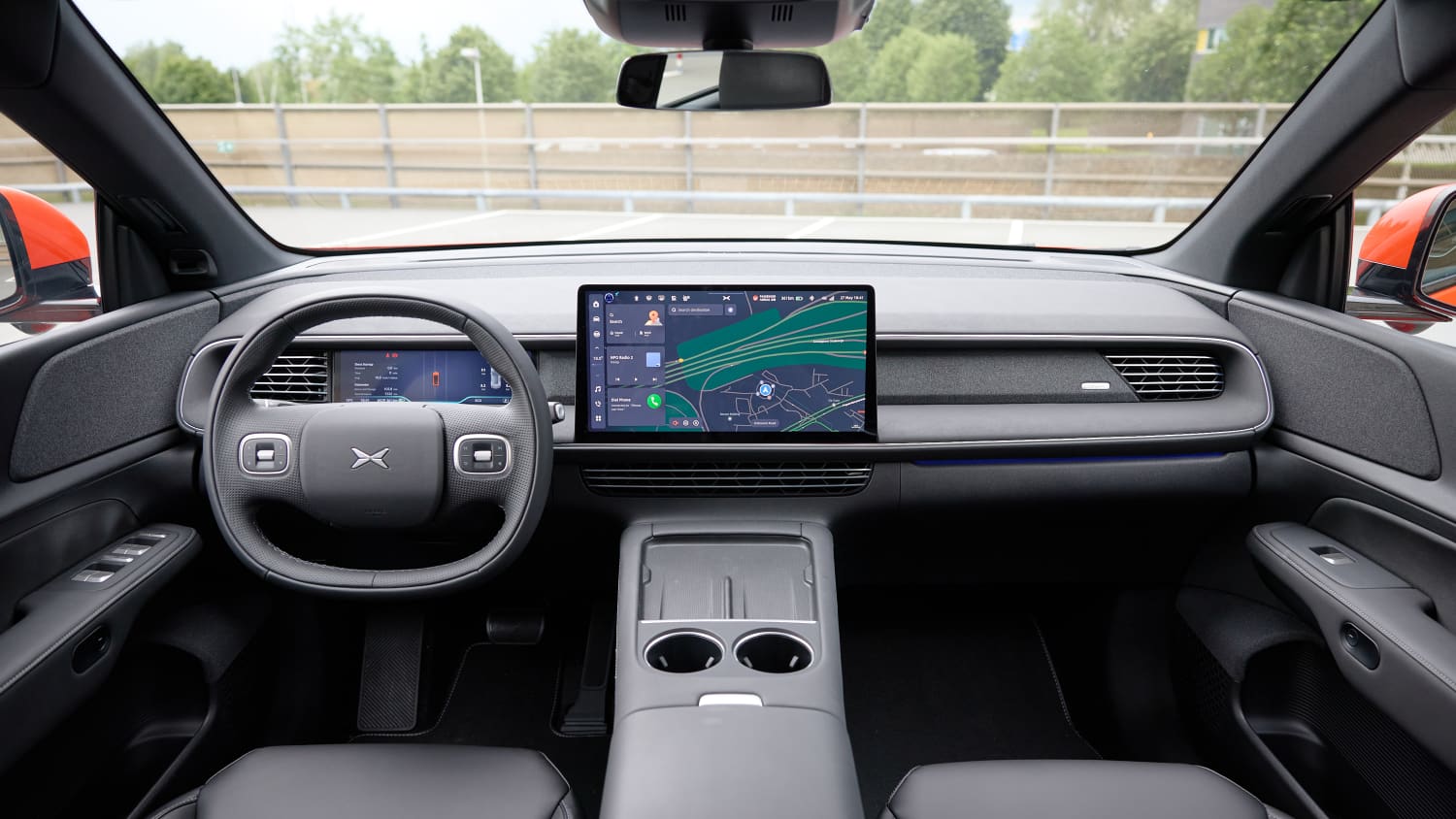 Aufnahme des Cockpit des Xpeng G6