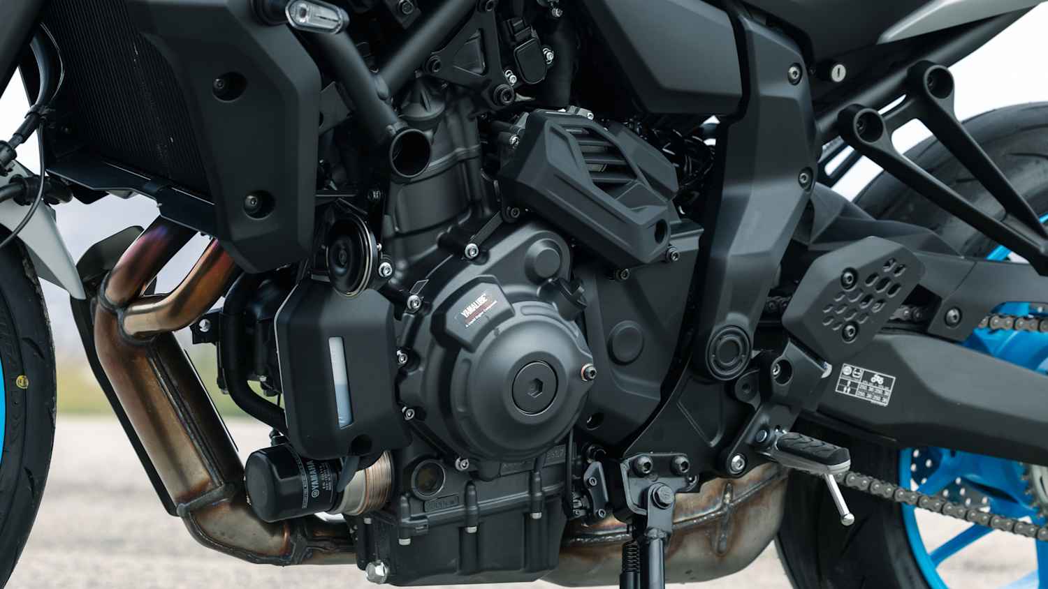Motor der Yamaha MT 07