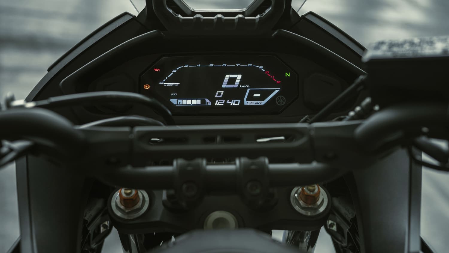 Elektrische Anzeige der Yamaha Tracer 700