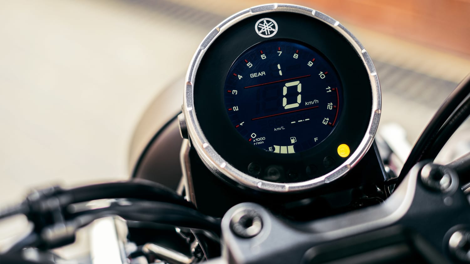 Das Display der Yamaha XSR 125
