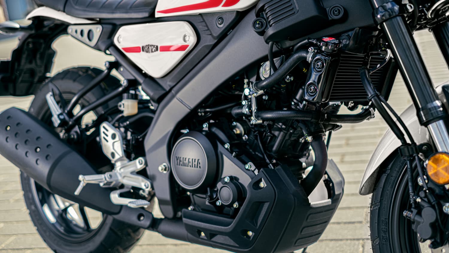 Motor der Yamaha XSR 125