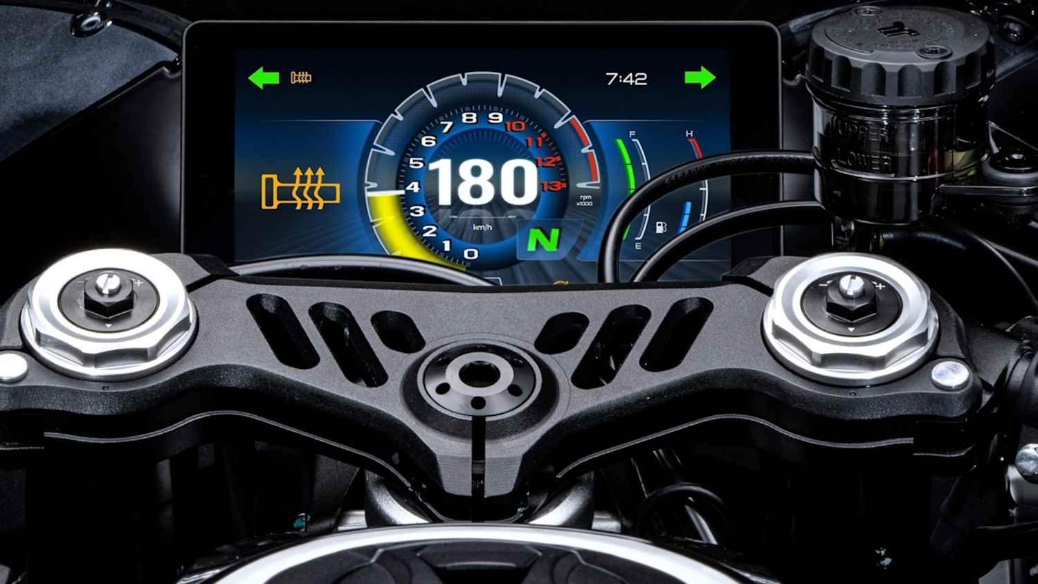 Aufnahme des Displays der Zontes 703 RR