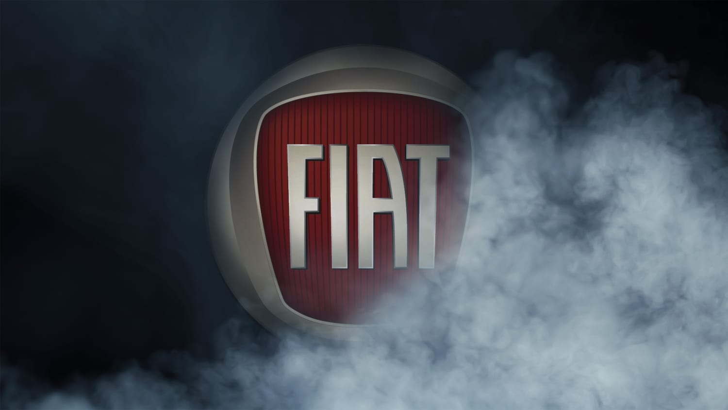 Fiat Logo zwischen Nebel