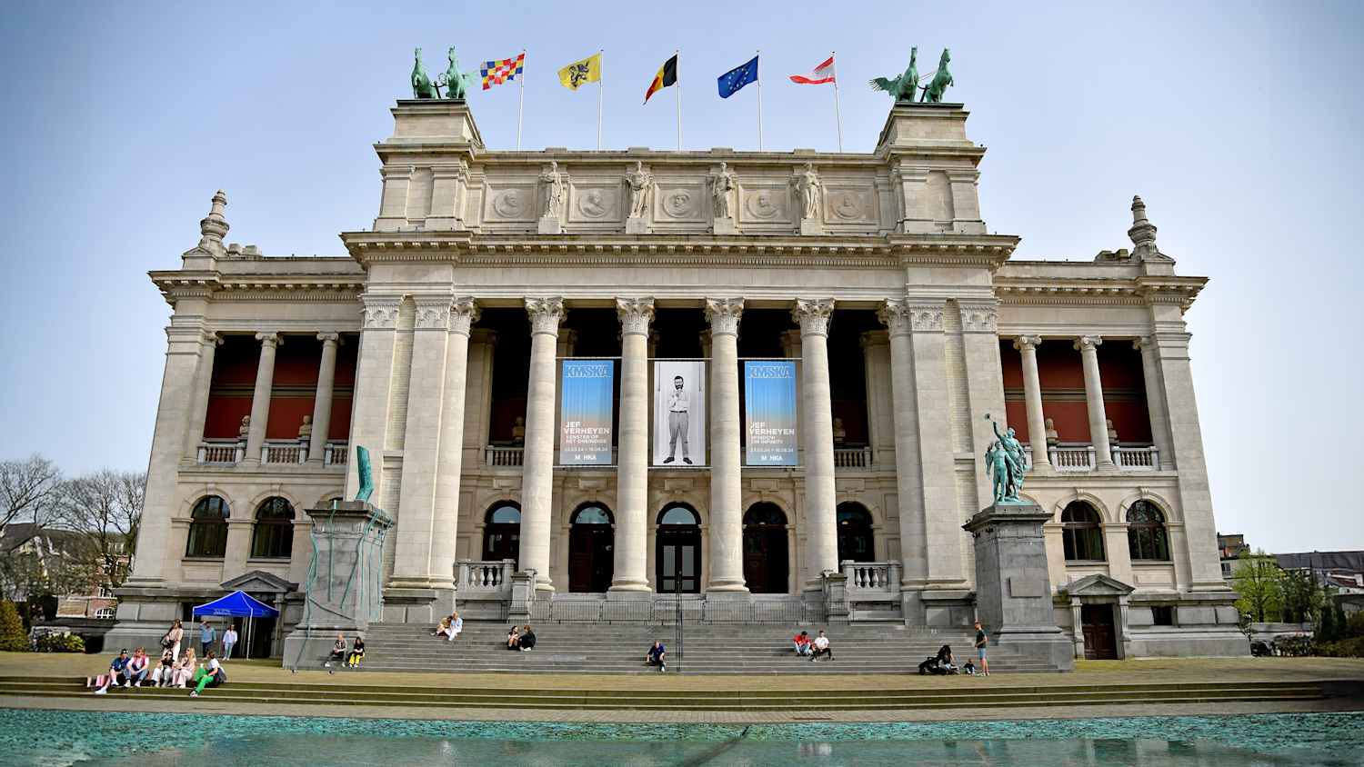 Außenansicht des Königlichen Museums der Schönen Künste Antwerpen