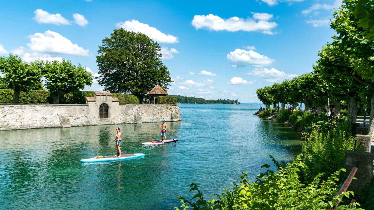 SUP auf dem Bodensee bei Konstanz