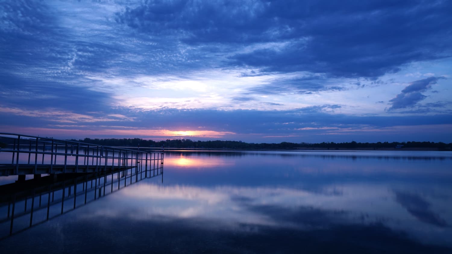 Sonnenaufgang am Kulkwitzer See