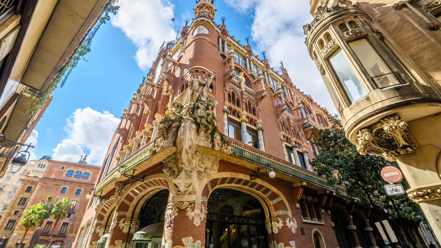 Die Oper von Barcelona von außen