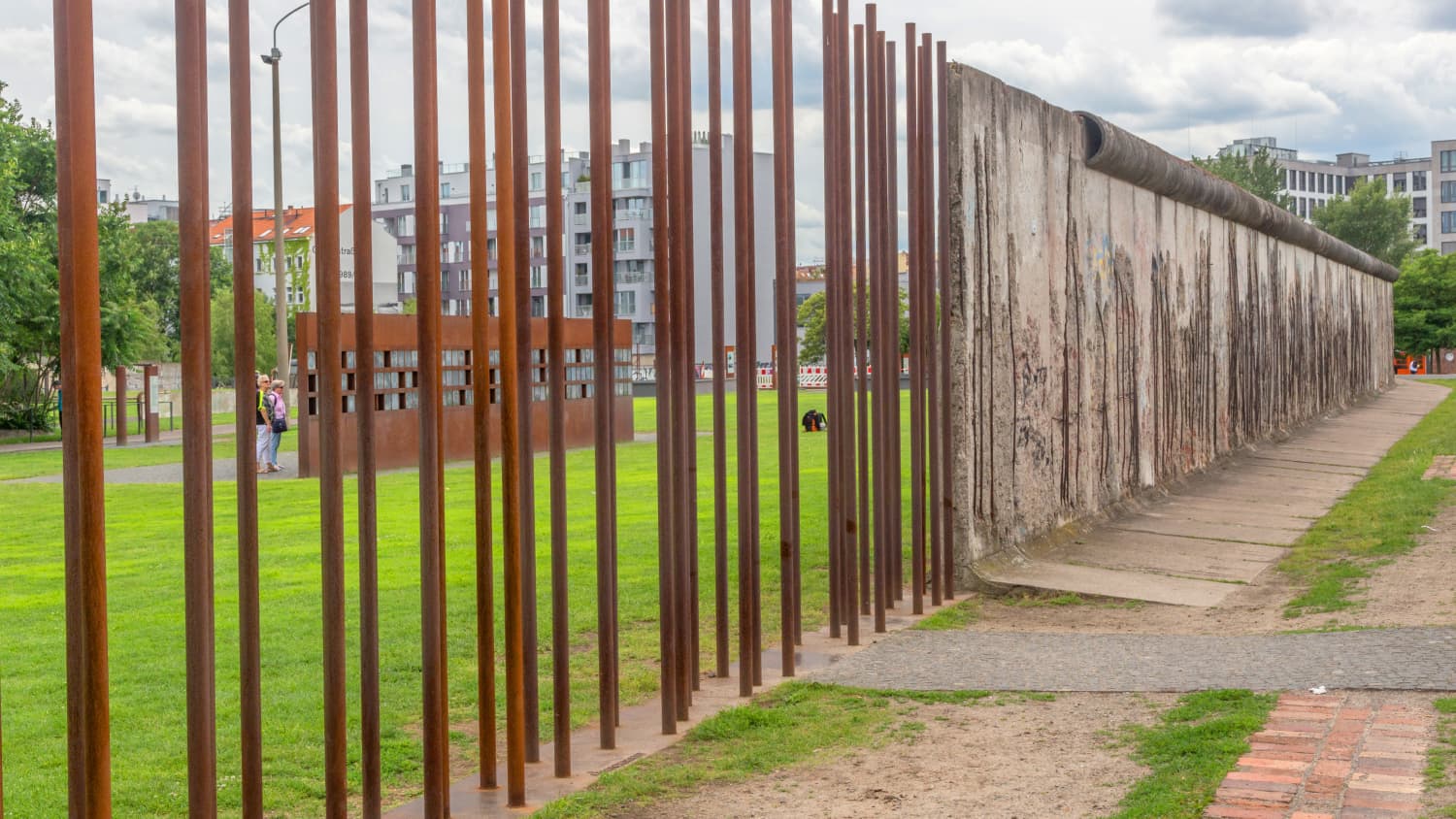 Die Mauer-Gedenkstätte Bernauer Strasse in Berlin