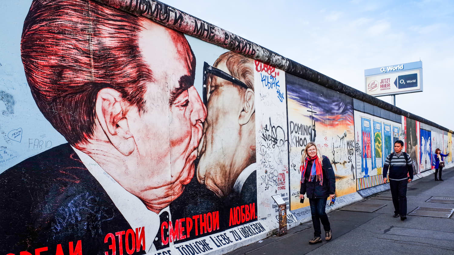 Die East Side Gallery, eine Sehenswürdigkeit in Berlin