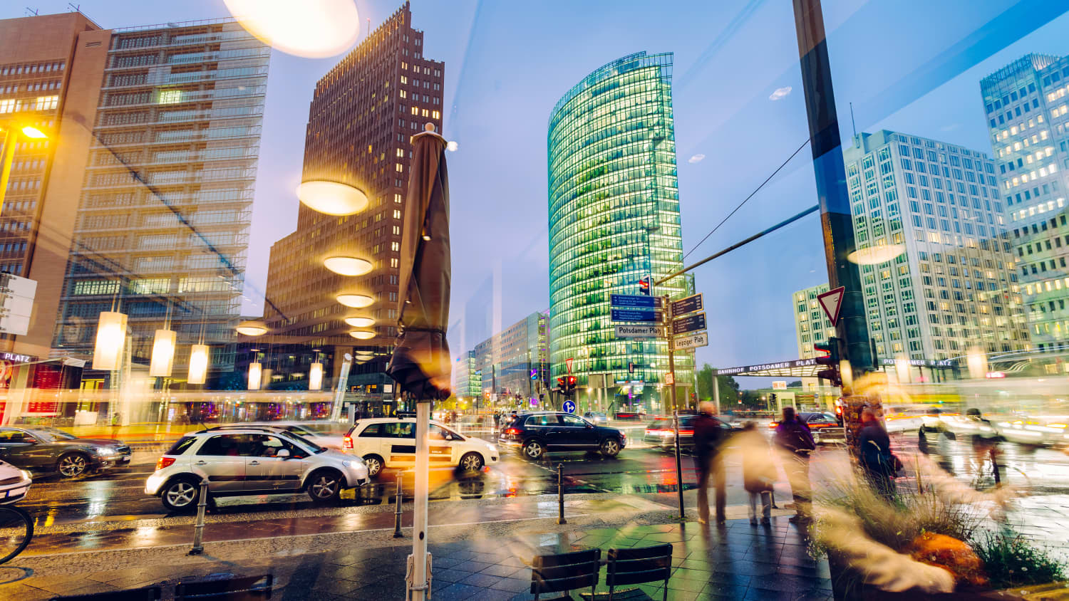 Der Potsdamer Platz in Berlin