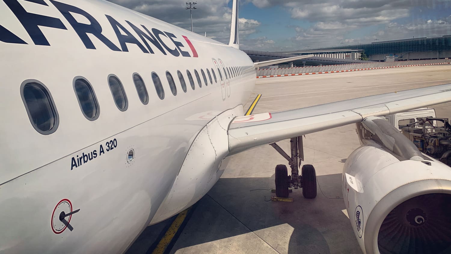 Air France Maschine am Flughafen