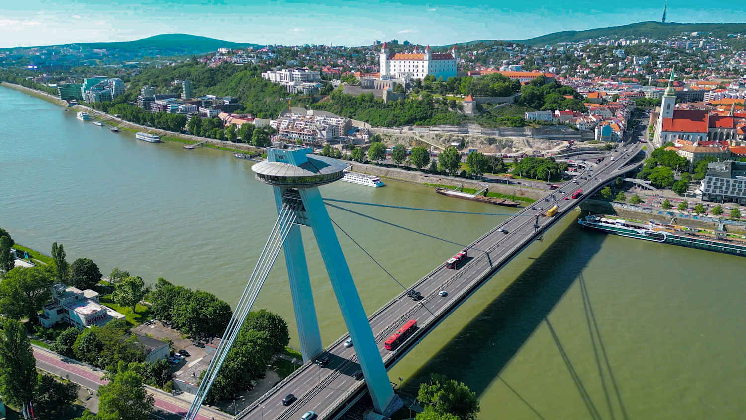 Der Ufo-Tower in Bratislava