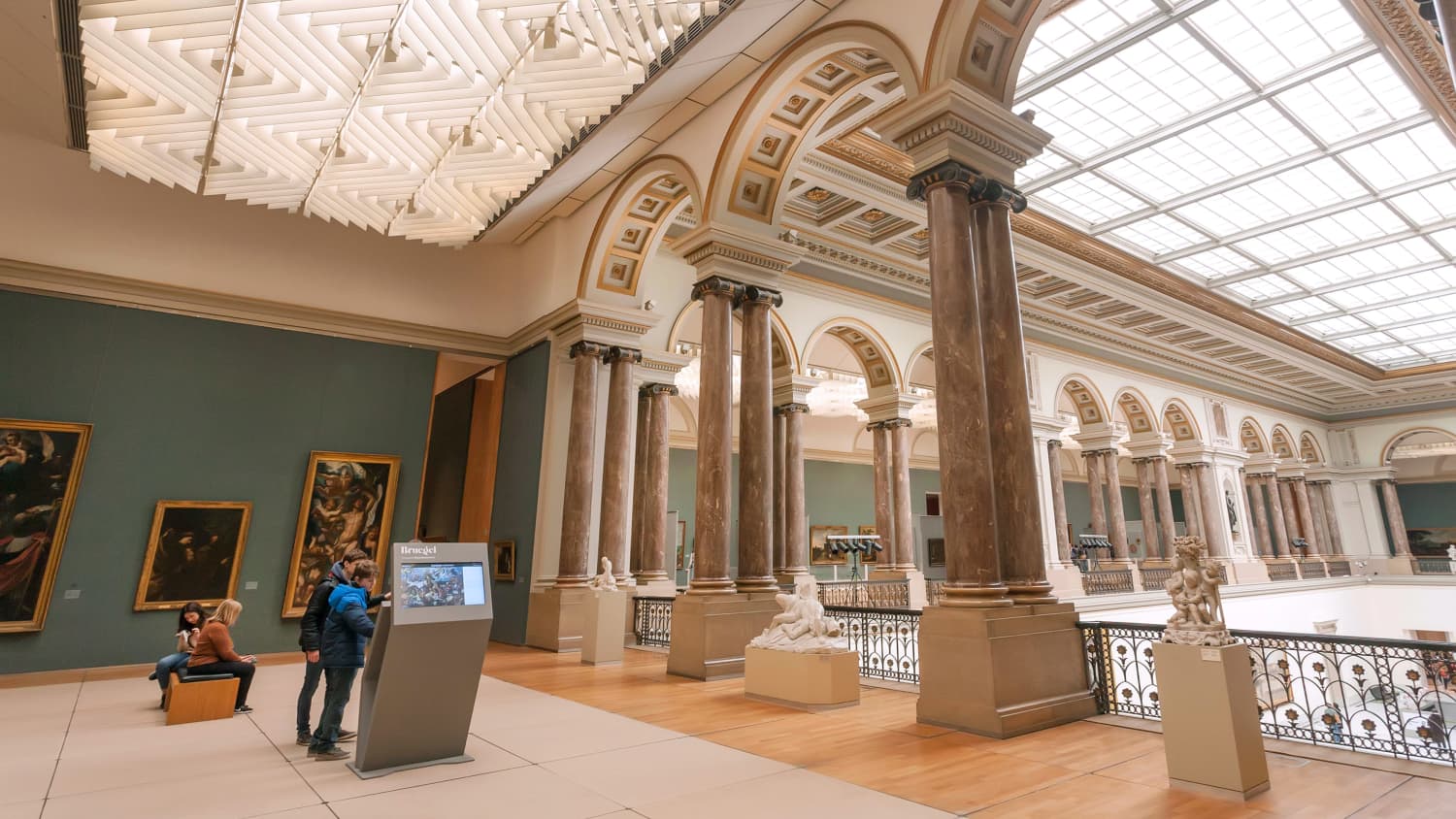 Innenansicht der Königlichen Museen der Schönen Künste