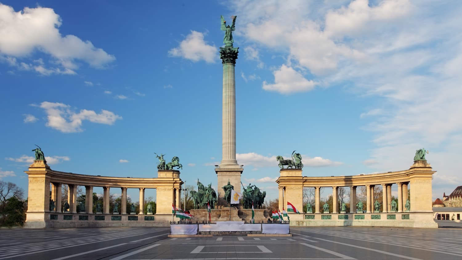 Heldenplatz in Budapest