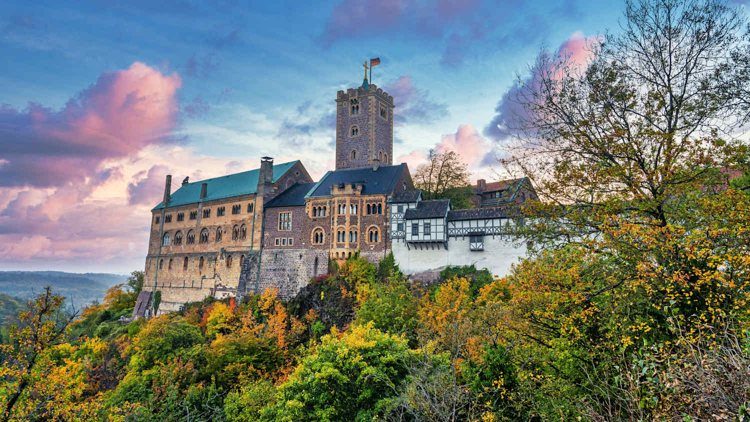 Die Wartburg im Herbst