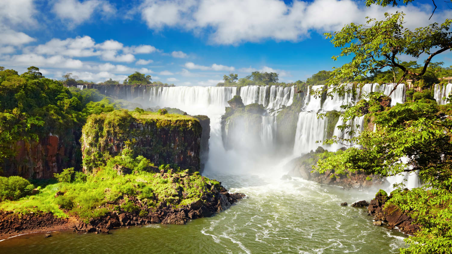 die Iguazú Wasserfälle in Argentinien
