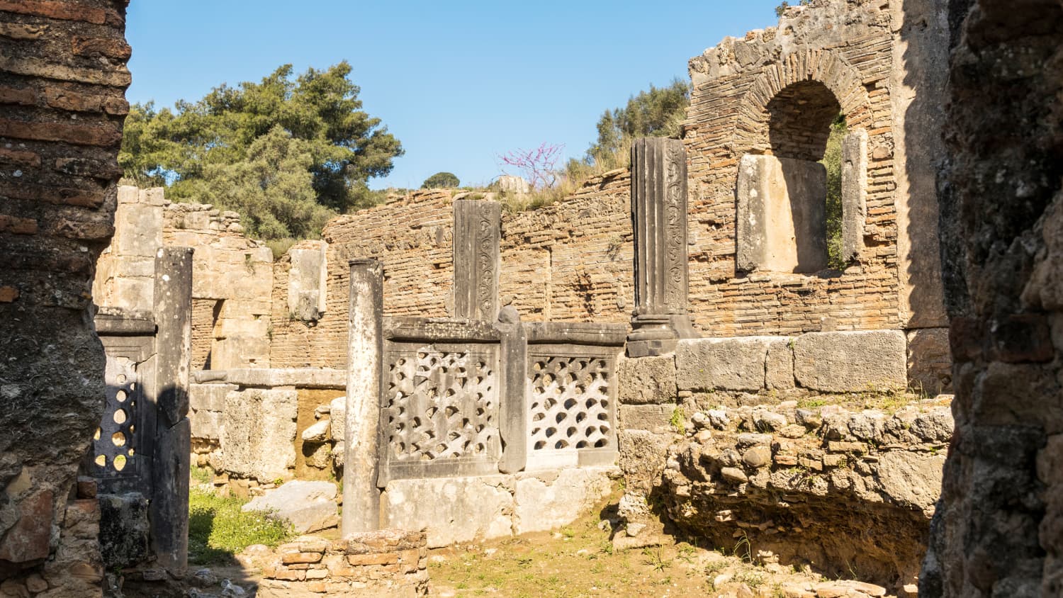 Die Werkstatt von Phidias in Griechenland, hier entstand die Zeus Statue