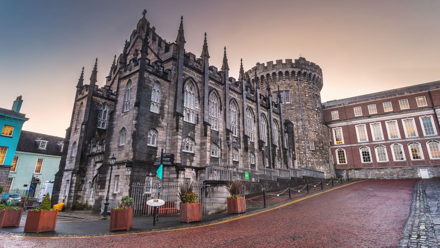 Aufnahme der Dublin Castle -Caisleán Bhaile Átha Cliath