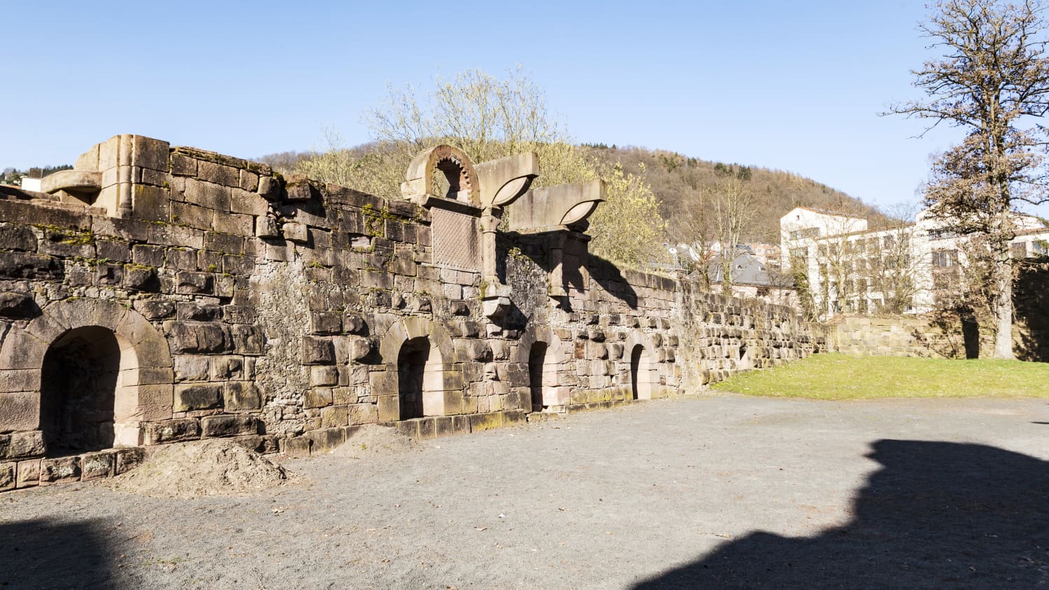 Die Ruine der Burg von König Barbarossa in der Kaiserpfalz
