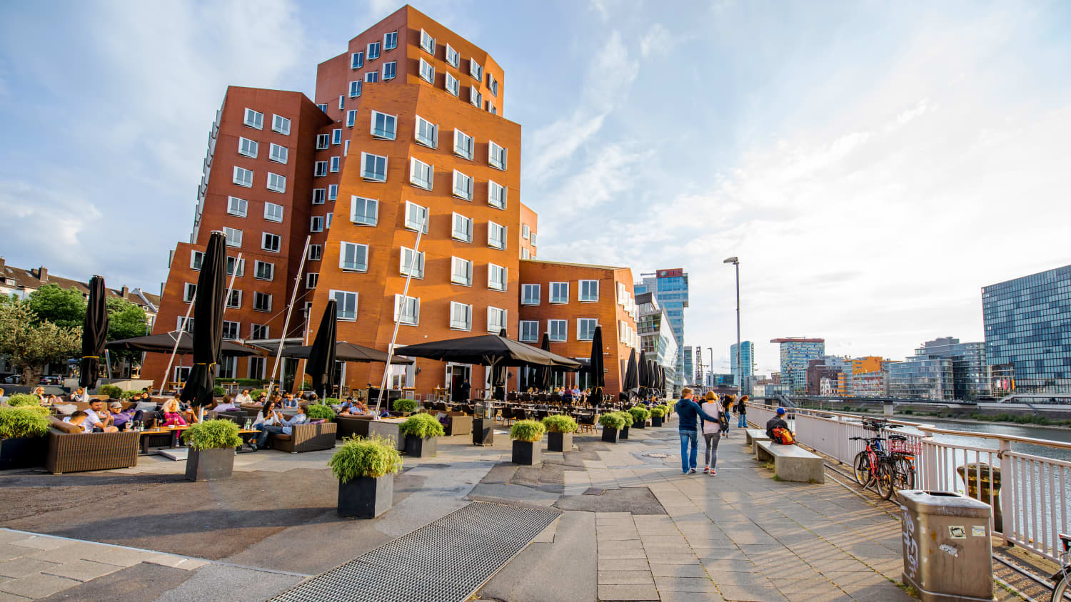 Der neue Zollhof in Düsseldorf