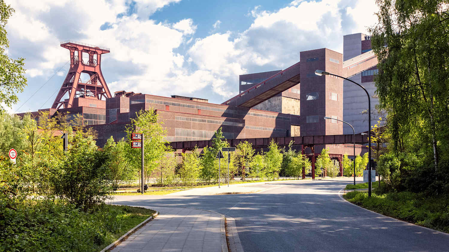 Außenansicht des Zeche Zollverein