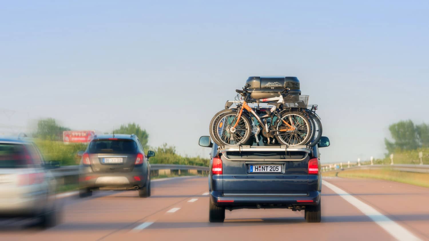 Fahrradtransport im Auto - Transport
