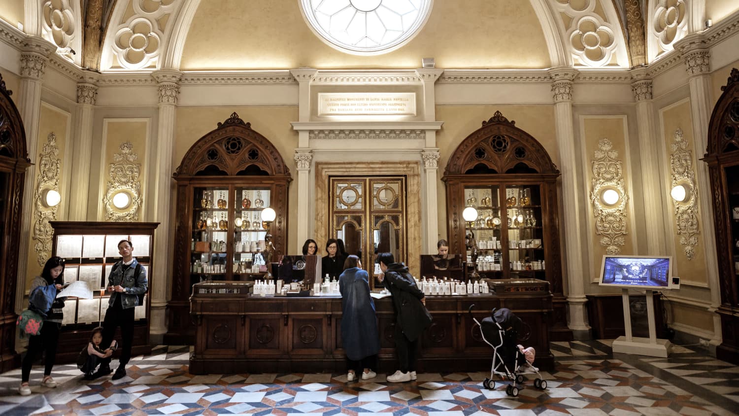Die alte Apotheke Farmacia Santa Maria Novella in Florenz