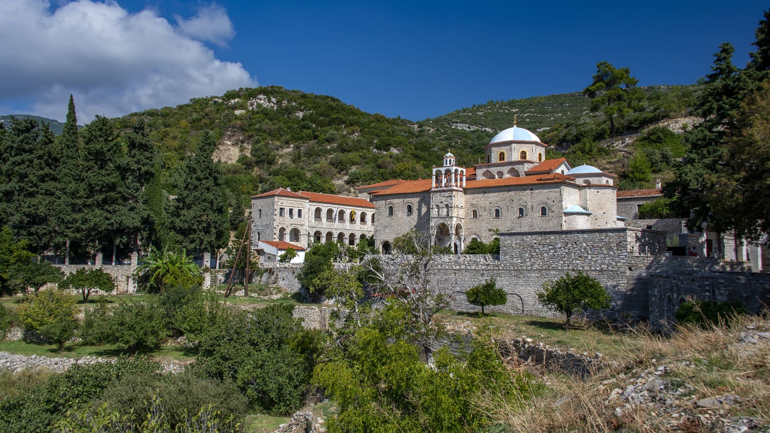 Kloster Timiou Stavrou auf der Insel Samos